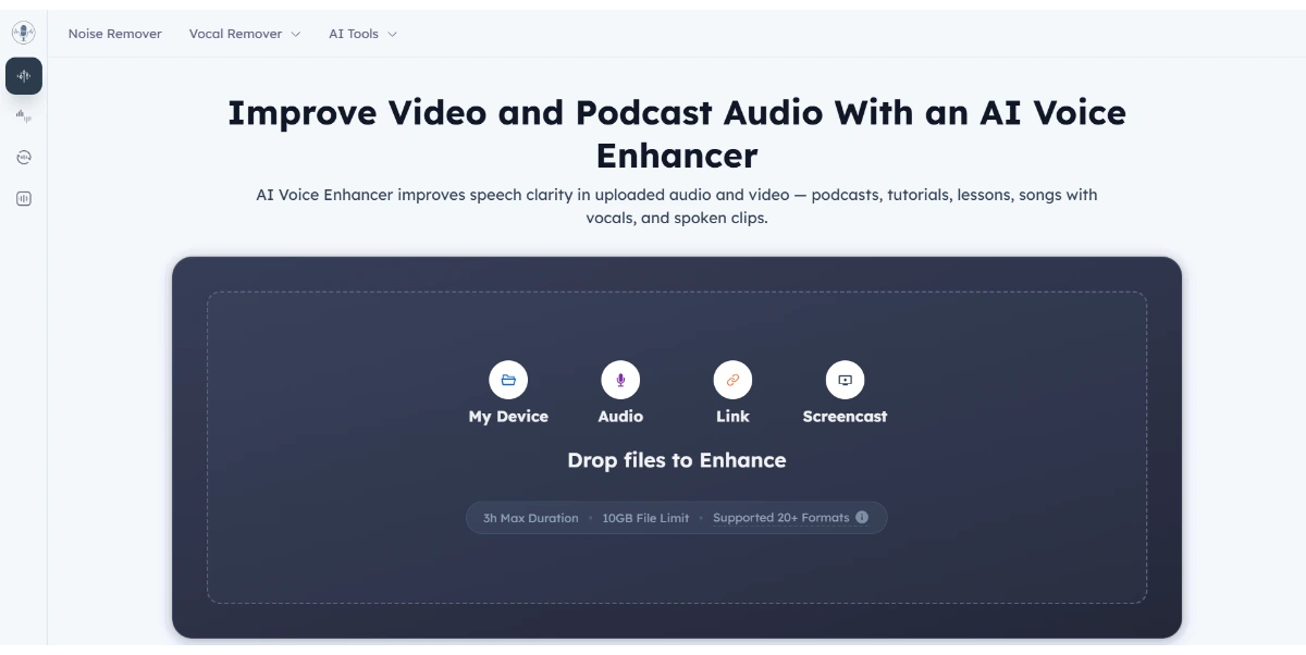 AI Voice Enhancer
